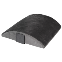 Подушка анатомическая для спины Livarno Home пена с эффектом памяти 30x28x6 см съемный чехол темно-серый