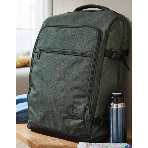 Рюкзак дорожный большой Live in style 40 л 54x35x20 см карман для ноутбука отделение для одежды трансформер хаки