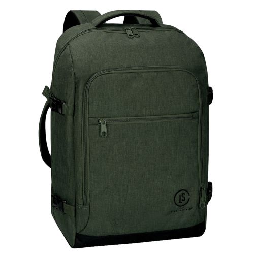 Рюкзак дорожный большой Live in style 40 л 54x35x20 см карман для ноутбука отделение для одежды трансформер хаки