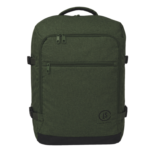 Рюкзак дорожный большой Live in style 40 л 54x35x20 см карман для ноутбука отделение для одежды трансформер хаки