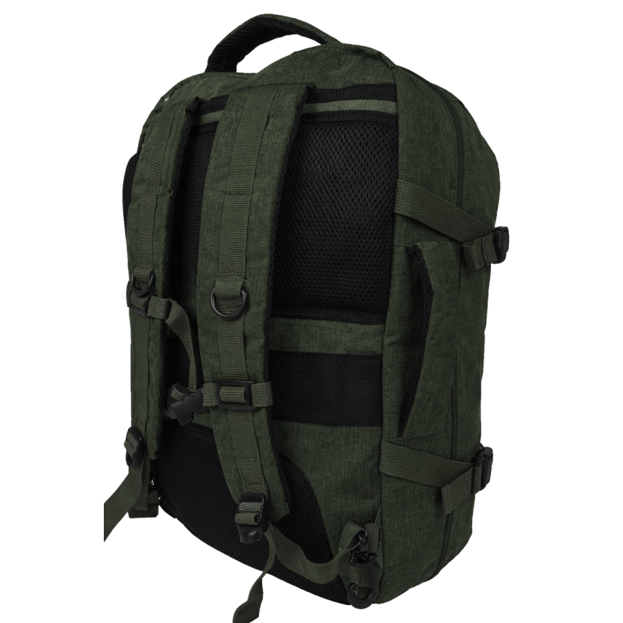 Рюкзак дорожный большой Live in style 40 л 54x35x20 см карман для ноутбука отделение для одежды трансформер хаки