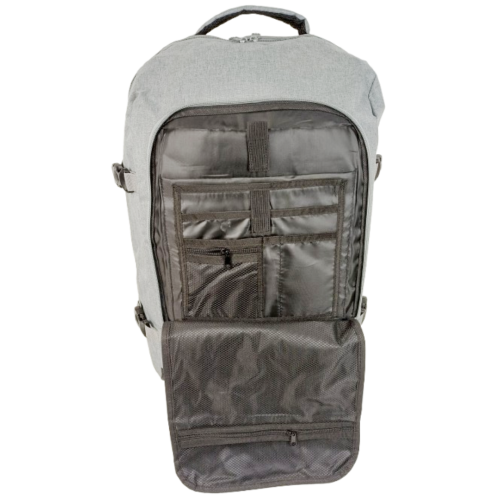 Рюкзак дорожный большой Live in style 40 л 54x35x20 см карман для ноутбука отделение для одежды трансформер хаки