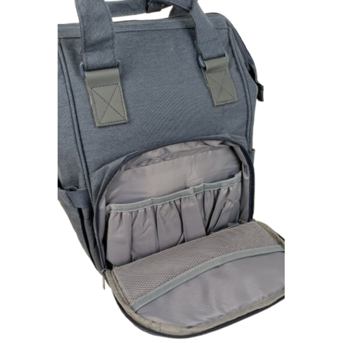 Рюкзак женский для мам Live in style 19 л 40x24x19 см карман для коляски боковые карманы синий