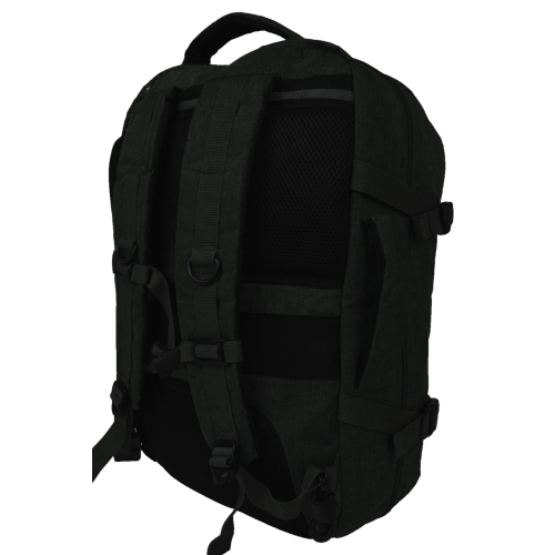 Рюкзак дорожный большой 40 л Live in style, полиэстер, отделение для ноутбука, ручная кладь, темно-серый