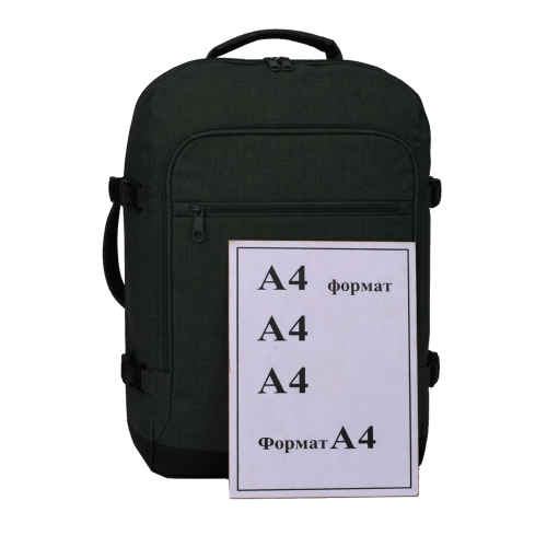 Рюкзак дорожный большой 40 л Live in style, полиэстер, отделение для ноутбука, ручная кладь, темно-серый