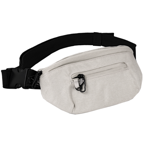 Поясная сумка, бананка, набедренная сумка Антивор Live in style светло-серая
