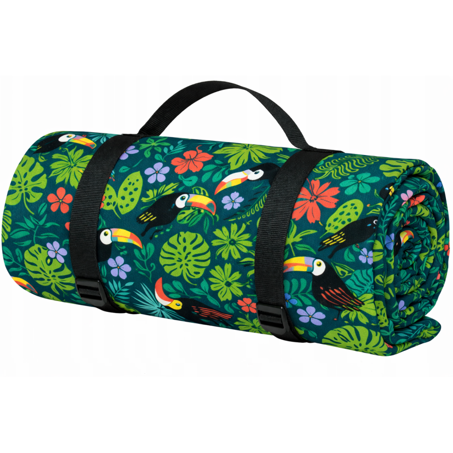 Плед складной утепленный для пикника Bolan Home&amp;amp;amp;amp;amp;amp;amp;amp;amp;amp;amp;amp;amp;amp;amp;amp;amp;amp;amp;amp;amp;amp;amp;amp;amp;amp;amp;amp;amp;Design Toucan 130x170 см пляжный коврик флис