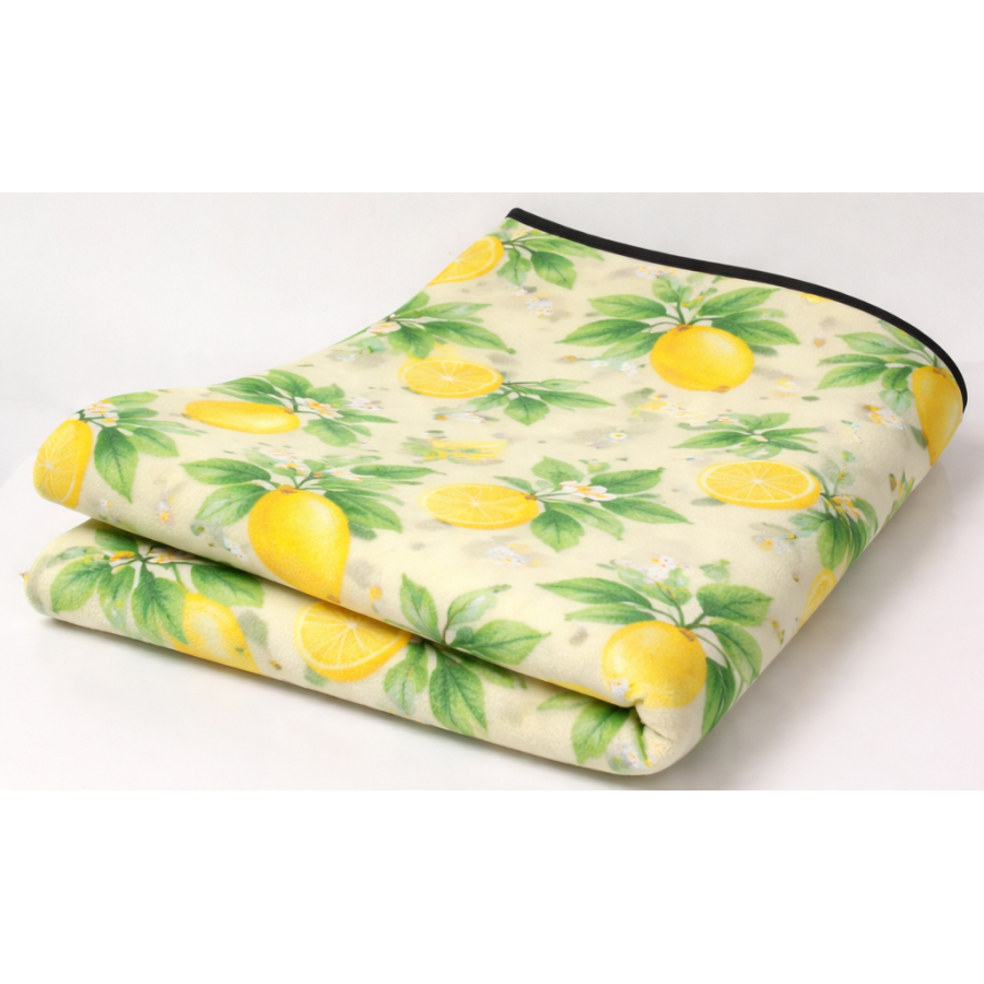 Плед складной утепленный для пикника Bolan Home&amp;amp;amp;amp;amp;amp;amp;amp;amp;amp;amp;amp;amp;amp;amp;amp;amp;amp;amp;amp;amp;amp;amp;amp;amp;amp;amp;amp;amp;amp;Design Lemon 130x170 см пляжный коврик флис