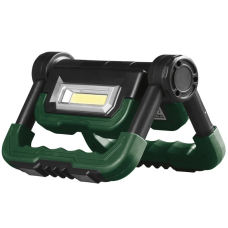 Прожектор аккумуляторный Parkside 2x5 Вт, складной, функция Powerbank, 2 COB светодиода, магнит, подставка, литий-ионный аккумулятор 5 Ач