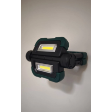 Прожектор аккумуляторный Parkside 2x5 Вт, складной, функция Powerbank, 2 COB светодиода, магнит, подставка, литий-ионный аккумулятор 5 Ач