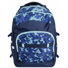 Набор школьный LS (Live in style) синий: рюкзак 45x30x20 см, пенал, сумка для обуви, дождевик в комплекте