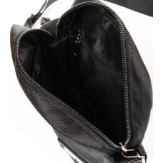 Сумка мужская через плечо Lanpad, нейлон, черная