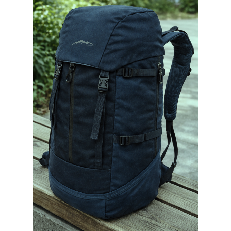 Легкий походный, туристический рюкзак с дождевиком 45L Adventuridge темно-синий