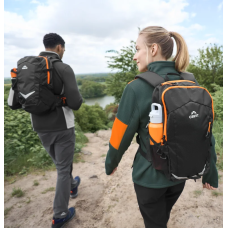 Рюкзак спортивный Crivit 20 л с держателем для гидратора черный