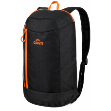 Рюкзак городской Crivit Mini 10 л черный с оранжевым