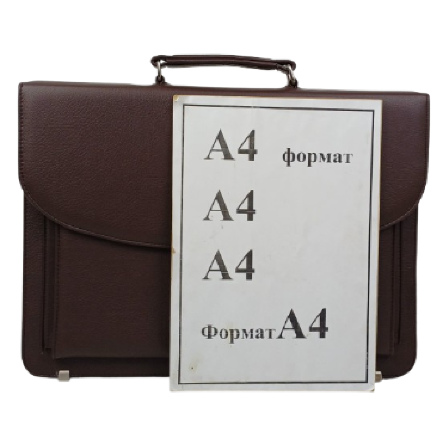Портфель мужской из искусственной кожи Exclusive, Украина коричневый