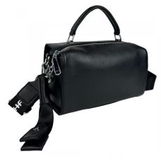 Сумка женская UnaBorsetta Натуральная кожа Черный