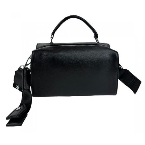 Сумка женская UnaBorsetta Натуральная кожа Черный