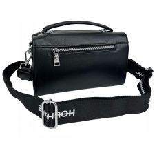 Сумка женская UnaBorsetta Натуральная кожа Черный