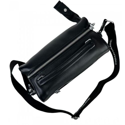 Сумка женская UnaBorsetta Натуральная кожа Черный