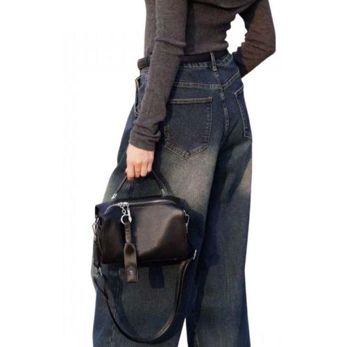 Сумка женская UnaBorsetta Натуральная кожа Черный