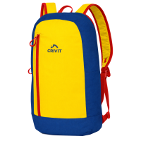 Небольшой городской рюкзак 10L Crivit Mini синий с желтым