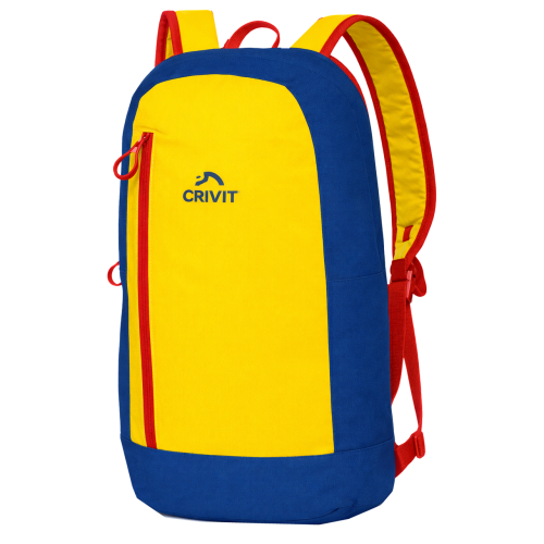Небольшой городской рюкзак 10L Crivit Mini синий с желтым