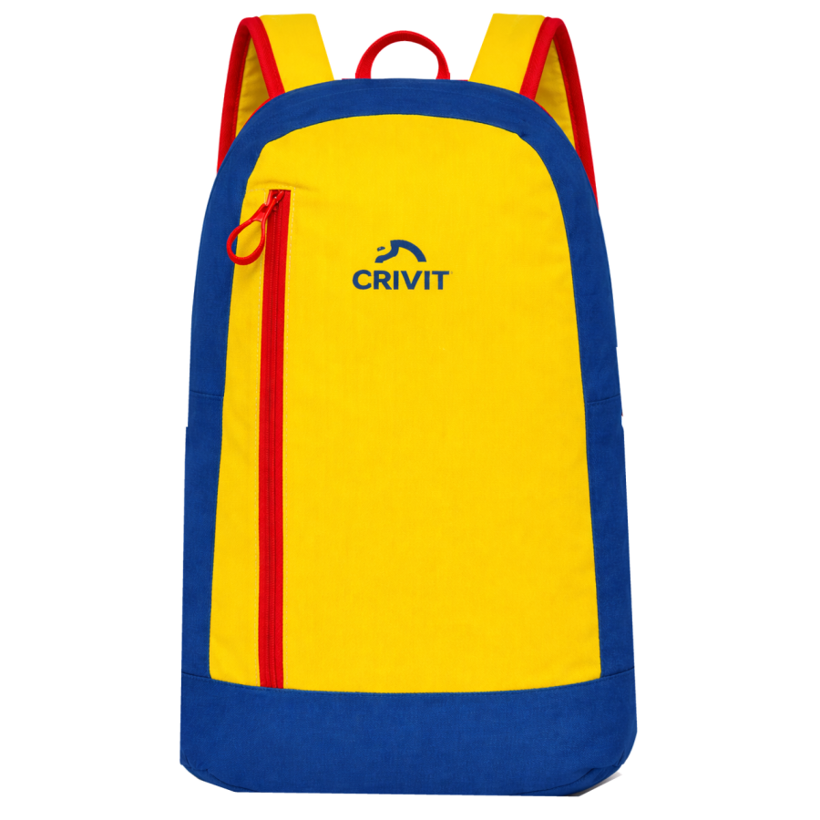 Небольшой городской рюкзак 10L Crivit Mini синий с желтым
