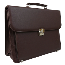 Портфель мужской Exclusive Эко-кожа Коричневый (714000 brown)