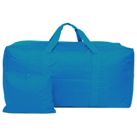 Сумка дорожная складная ASCE 88 л Полиэстер Голубая