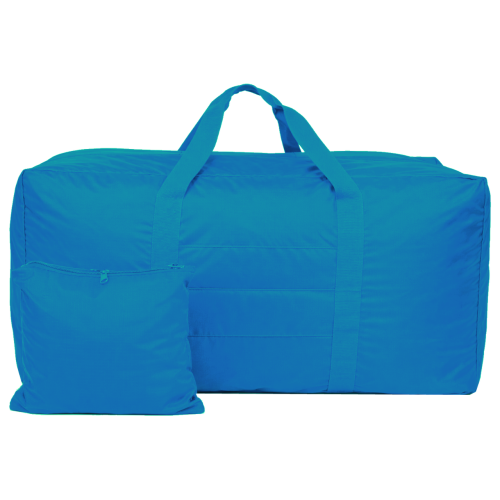 Сумка дорожная складная ASCE 88 л Полиэстер Голубая
