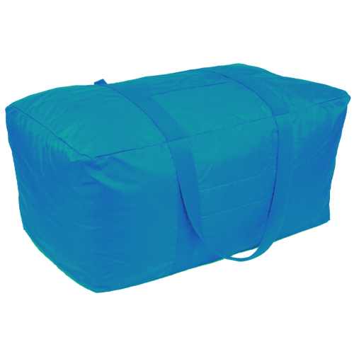 Сумка дорожная складная ASCE 88 л Полиэстер Голубая