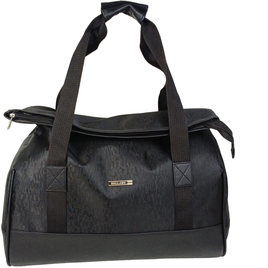 Сумка дорожная саквояж Wallaby 25L полиэстер искусственная кожа Черный