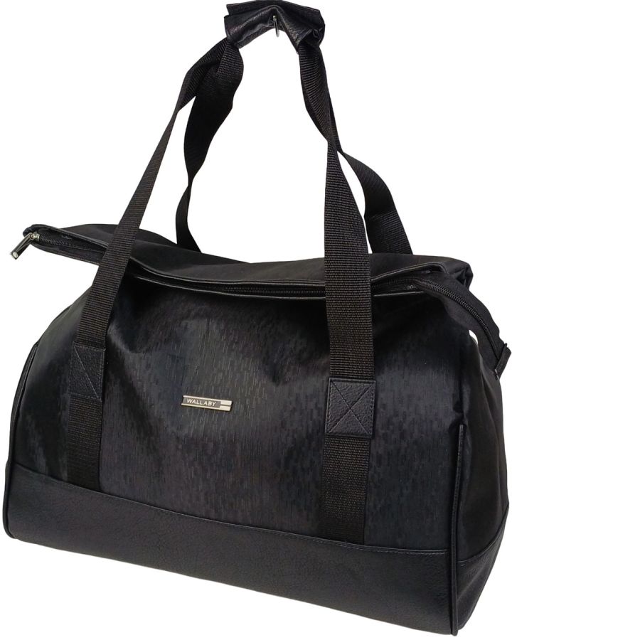 Сумка дорожная саквояж Wallaby 25L полиэстер искусственная кожа Черный