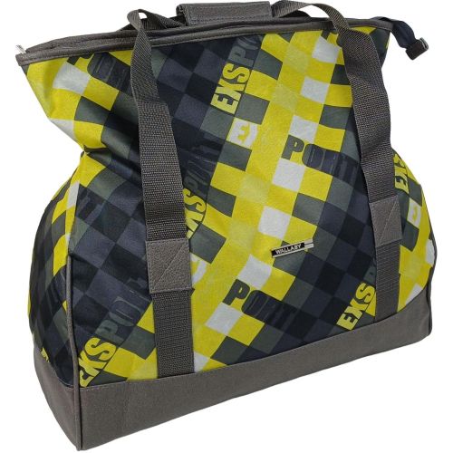 Сумка дорожная саквояж Wallaby 28L полиэстер искусственная кожа Желтый с Черным