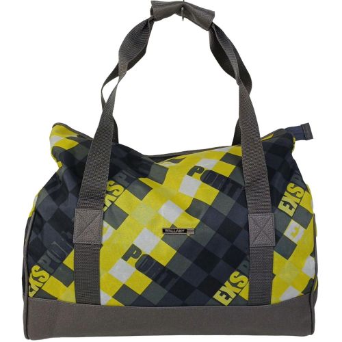 Сумка дорожная саквояж Wallaby 28L полиэстер искусственная кожа Желтый с Черным