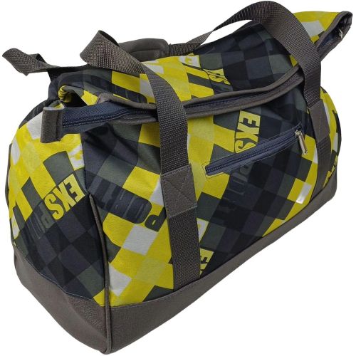 Сумка дорожная саквояж Wallaby 28L полиэстер искусственная кожа Желтый с Черным