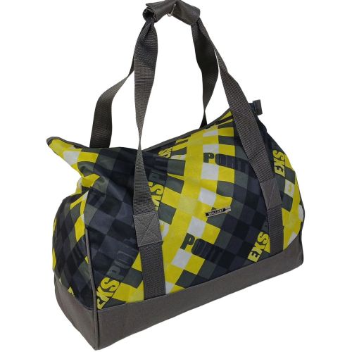 Сумка дорожная саквояж Wallaby 28L полиэстер искусственная кожа Желтый с Черным