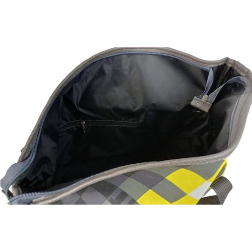 Сумка дорожная саквояж Wallaby 28L полиэстер искусственная кожа Желтый с Черным