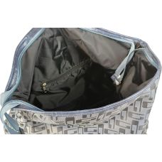 Сумка дорожная саквояж Wallaby 25 л 48х30х20 см Серый с синим
