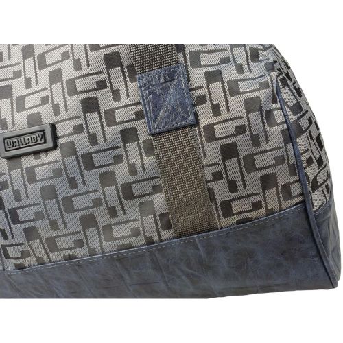 Сумка дорожная саквояж Wallaby 25 л 48х30х20 см Серый с синим