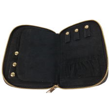 Органайзер для украшений футляр Travel Jewelry Case 16х12,5х2,5 см Черный
