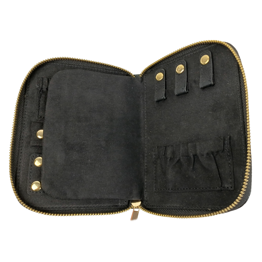 Органайзер для украшений футляр Travel Jewelry Case 16х12,5х2,5 см Черный