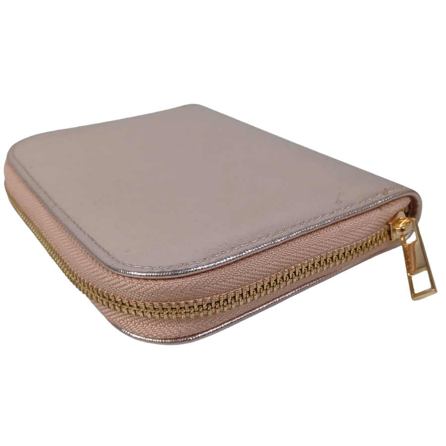 Органайзер для украшений футляр Travel Jewelry Case 16х12,5х2,5 см Розовый перламутр