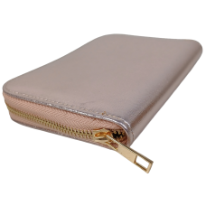 Органайзер для украшений футляр Travel Jewelry Case 16х12,5х2,5 см Розовый перламутр