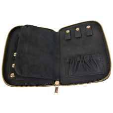 Органайзер для украшений футляр Travel Jewelry Case 16х12,5х2,5 см Серый