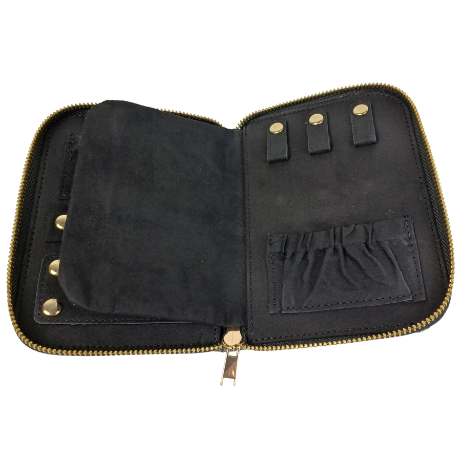 Органайзер для украшений футляр Travel Jewelry Case 16х12,5х2,5 см Серый