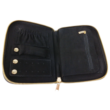 Органайзер для украшений футляр Travel Jewelry Case 16х12,5х2,5 см Серый