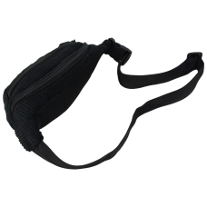 Вельветовая поясная сумка, бананка, набедренная сумка LS черная