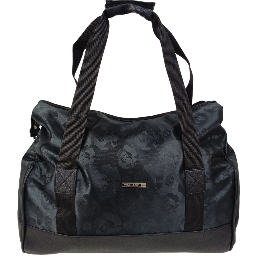Сумка дорожная саквояж Wallaby 25 л 48×30×20 см Черная